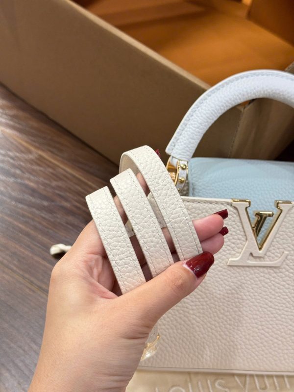 Túi Xách Louis Vuitton LV Capucines Mini Nữ Da Bò Siêu Cấp 21cm (2)