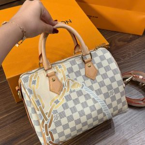 Túi Xách Louis Vuitton LV Speedy Bandouliere Siêu Cấp 25x19x15cm (2)