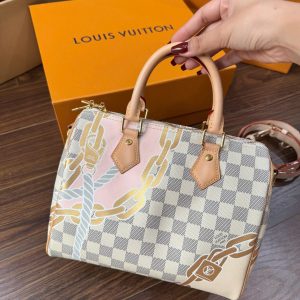 Túi Xách Louis Vuitton LV Speedy Bandouliere Siêu Cấp 25x19x15cm (2)