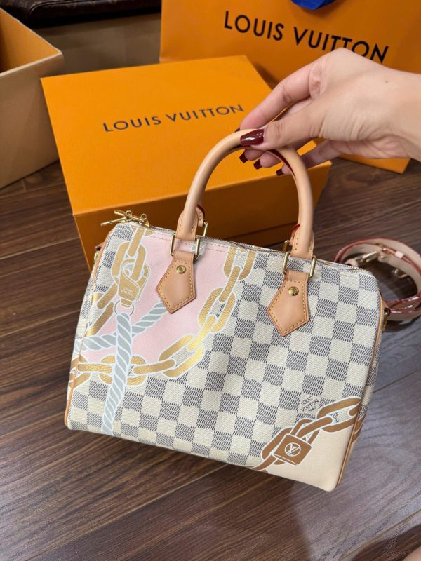 Túi Xách Louis Vuitton LV Speedy Bandouliere Siêu Cấp 25x19x15cm (2)