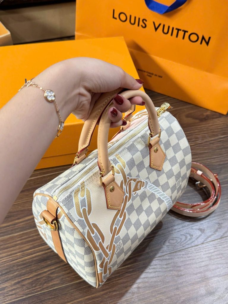 Túi Xách Louis Vuitton LV Speedy Bandouliere Siêu Cấp 25x19x15cm (2)