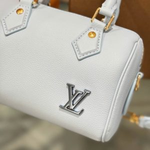 Túi Xách Louis Vuitton LV Speedy Siêu Cấp Nữ Màu Trắng 18x12 (2)