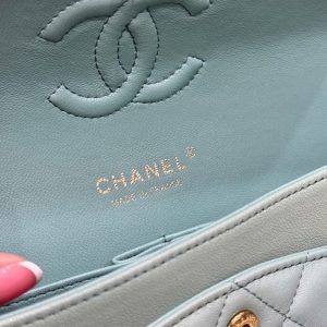 Túi Xách Nữ Chanel Classic Replica 11 Da Cừu Khoá Vàng 23cm (2)