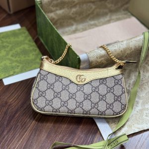 Túi Xách Nữ Gucci Ophidia Siêu Cấp Hoạ Tiết Monogram 19x10x3cm (2)