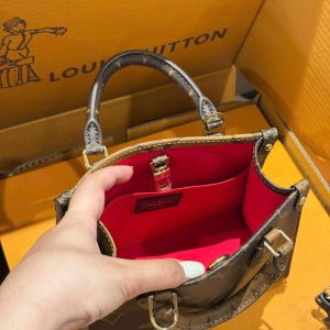 Túi Xách Nữ Louis Vuitton LV Onthego Hoạ Tiết Monogram Siêu Cấp 18cm (2)