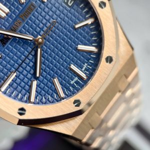 Đồng Hồ Audemars Piguet 15500 Replica 11 Mặt Xanh Blue Nhà Máy APS 41mm (2)