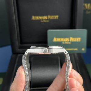 Đồng Hồ Audemars Piguet Royal Oak 15410 Frosted Gold Rep 11 Cao Cấp Mặt Xanh APS Factory 41mm (2)