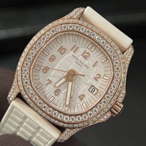 Đồng Hồ Chế Tác Patek Philippe 5067 Bọc Vàng Thật Đính Full Kim Cương Moissanite 35 (2)