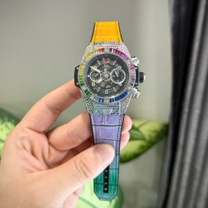 Đồng Hồ Hublot Big Bang Unico Rainbow Titanium Replica 11 Nhà Máy BBF 45mm (2)