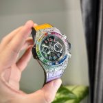 Đồng Hồ Hublot Big Bang Unico Rainbow Titanium Replica 11 Nhà Máy BBF 45mm (2)
