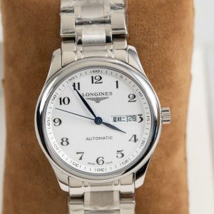 Đồng Hồ Longines Master Replica 11 Mặt Trắng Cọc Số Học Trò 38 (2)