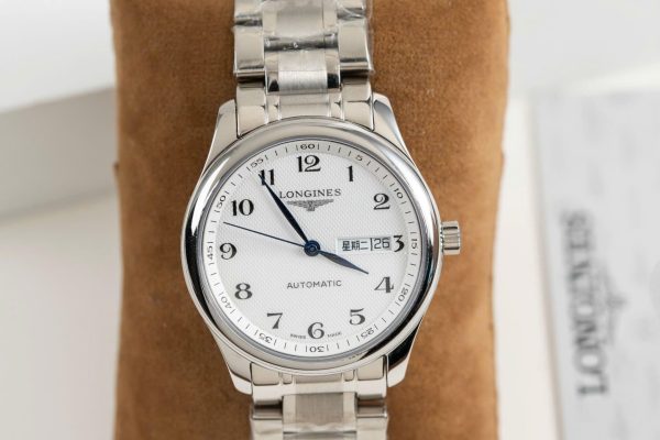 Đồng Hồ Longines Master Replica 11 Mặt Trắng Cọc Số Học Trò 38 (2)