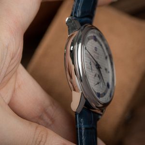 Đồng Hồ Omega De Ville Prestige Power Reserve Rep 1 1 Cao Cấp Dây Da Màu Xanh 39 (2)