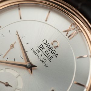 Đồng Hồ Omega De Ville Prestige Power Reserve Replica 11 Cao Cấp Dây Da Màu Nâu 39 (2)