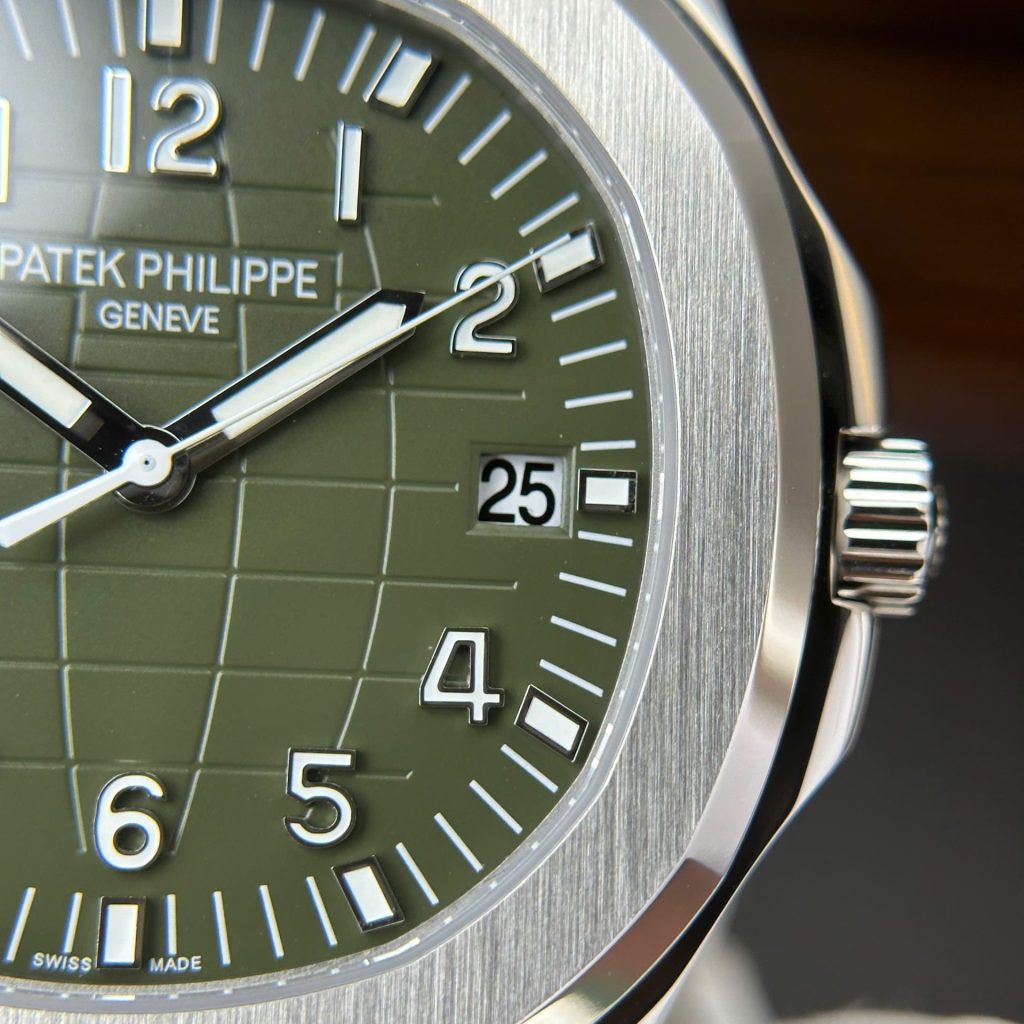 Đồng Hồ Patek Philippe Aquanaut 5168G Chế Tác Tinh Chỉnh Mặt Số + Kim + Máy Móc Chuẩn Auth 42 (2)