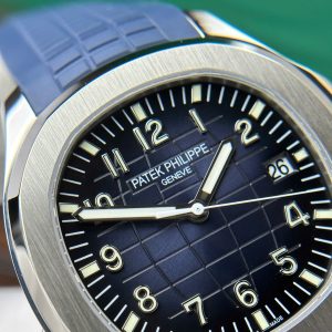 Đồng Hồ Patek Philippe Aquanaut 5168G Màu Xanh Blue Chế Tác Tinh Chỉnh Mặt Số + Kim + Máy Móc Chuẩn Auth 42 (2)