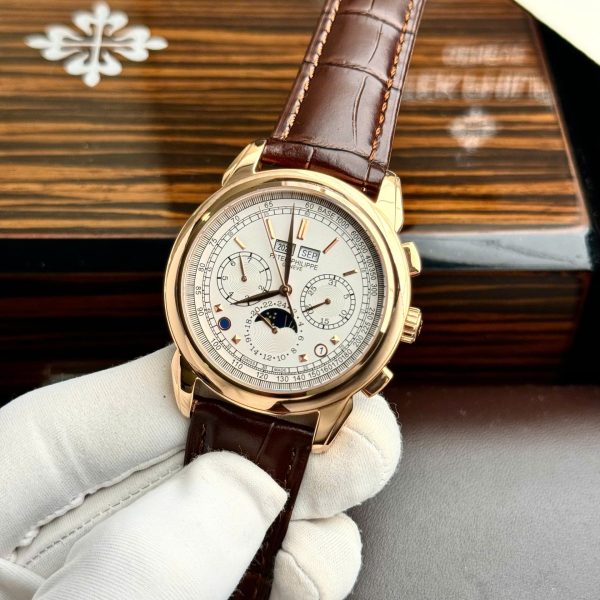 Đồng Hồ Patek Philippe Grand Complications 5270 Fake 11 Cao Cấp Mặt Trắng 41mm (2)