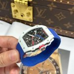 Đồng Hồ Richard Mille Chế Tác RM67-02 Vỏ Carbon Màu Trắng Siêu Nhẹ Trọng Lượng 37 Grams 38.7×47 (2)