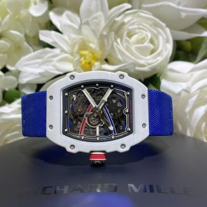 Đồng Hồ Richard Mille Chế Tác RM67-02 Vỏ Carbon Màu Trắng Siêu Nhẹ Trọng Lượng 37 Grams 38.7×47 (2)