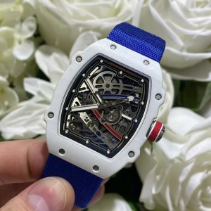 Đồng Hồ Richard Mille Chế Tác RM67-02 Vỏ Carbon Màu Trắng Siêu Nhẹ Trọng Lượng 37 Grams 38.7×47 (2)