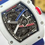 Đồng Hồ Richard Mille Chế Tác RM67-02 Vỏ Carbon Màu Trắng Siêu Nhẹ Trọng Lượng 37 Grams 38.7×47 (2)