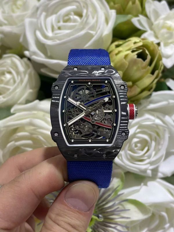 Đồng Hồ Richard Mille Chế Tác RM67-02 Vỏ Carbon Siêu Mỏng Trọng Lượng 37 Grams Siêu Nhẹ 38.7×47 (2)