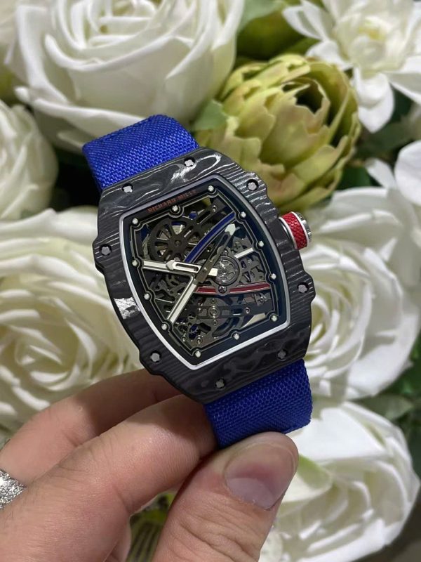 Đồng Hồ Richard Mille Chế Tác RM67-02 Vỏ Carbon Siêu Mỏng Trọng Lượng 37 Grams Siêu Nhẹ 38.7×47 (2)