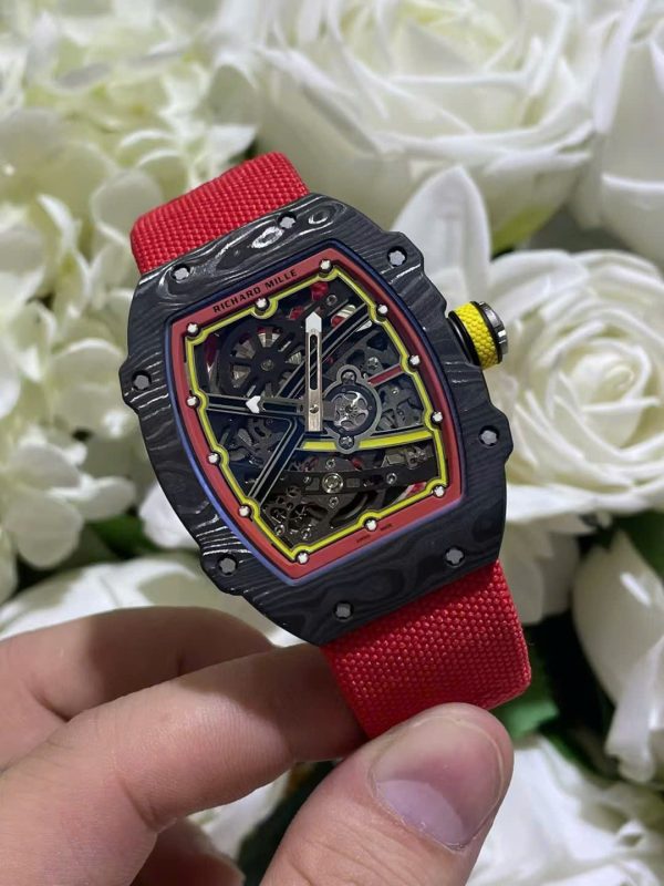 Đồng Hồ Richard Mille RM67-02 Carbon Chế Tác Siêu Mỏng Siêu Nhẹ 37 Grams 38.7×47 (11)