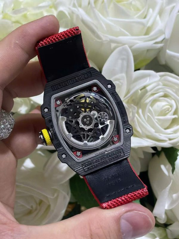 Đồng Hồ Richard Mille RM67-02 Carbon Chế Tác Siêu Mỏng Siêu Nhẹ 37 Grams 38.7×47 (11)