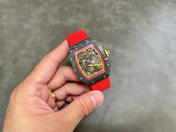 Đồng Hồ Richard Mille RM67-02 Carbon Chế Tác Siêu Mỏng Siêu Nhẹ 37 Grams 38.7×47 (2)