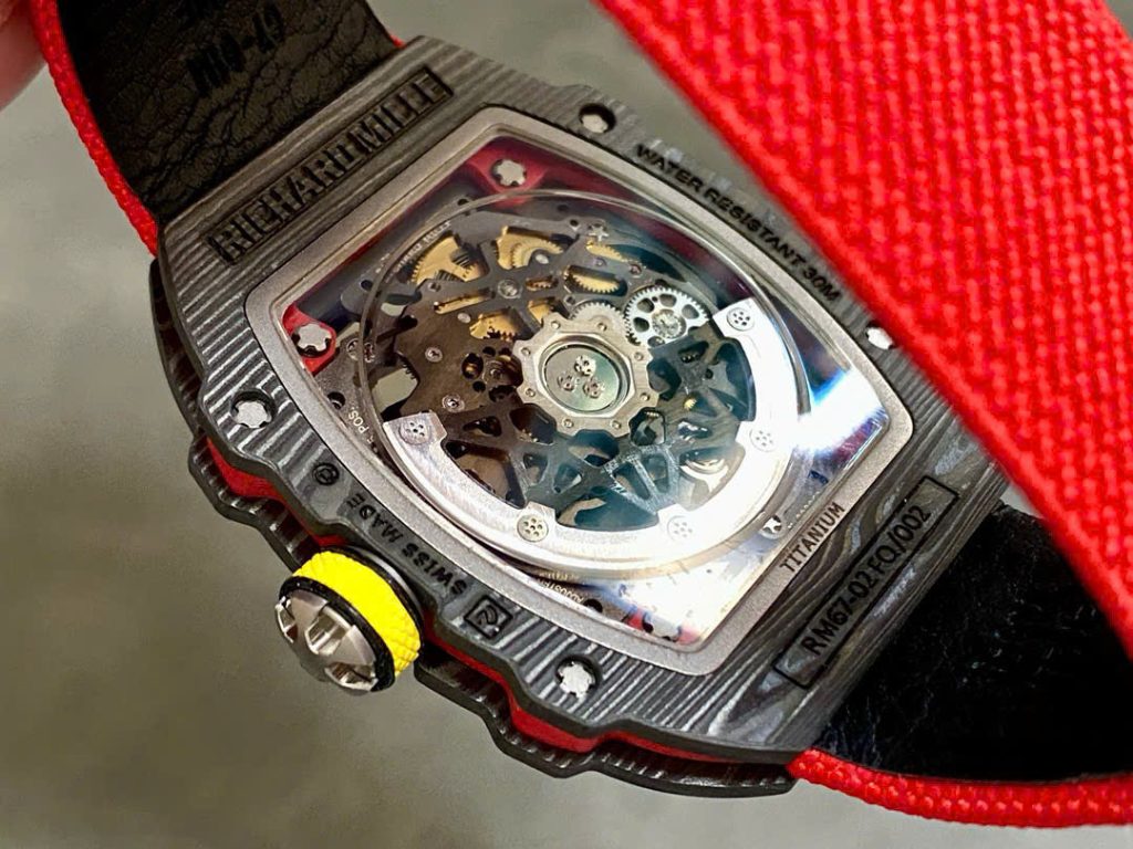 Đồng Hồ Richard Mille RM67-02 Carbon Chế Tác Siêu Mỏng Siêu Nhẹ 37 Grams 38.7×47 (2)