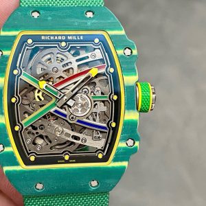 Đồng Hồ Richard Mille RM67-02 Vỏ Carbon Xanh Chế Tác Siêu Mỏng Siêu Nhẹ 37 Grams 38.7×47 (2)