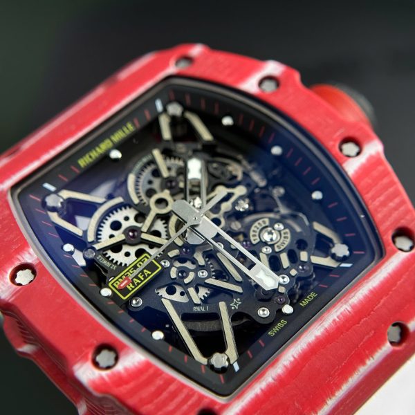 Đồng Hồ Richard Mille Replica 11 Cao Cấp RM35-02 Rafael Nadal Red Quartz TPT 44mm (2)