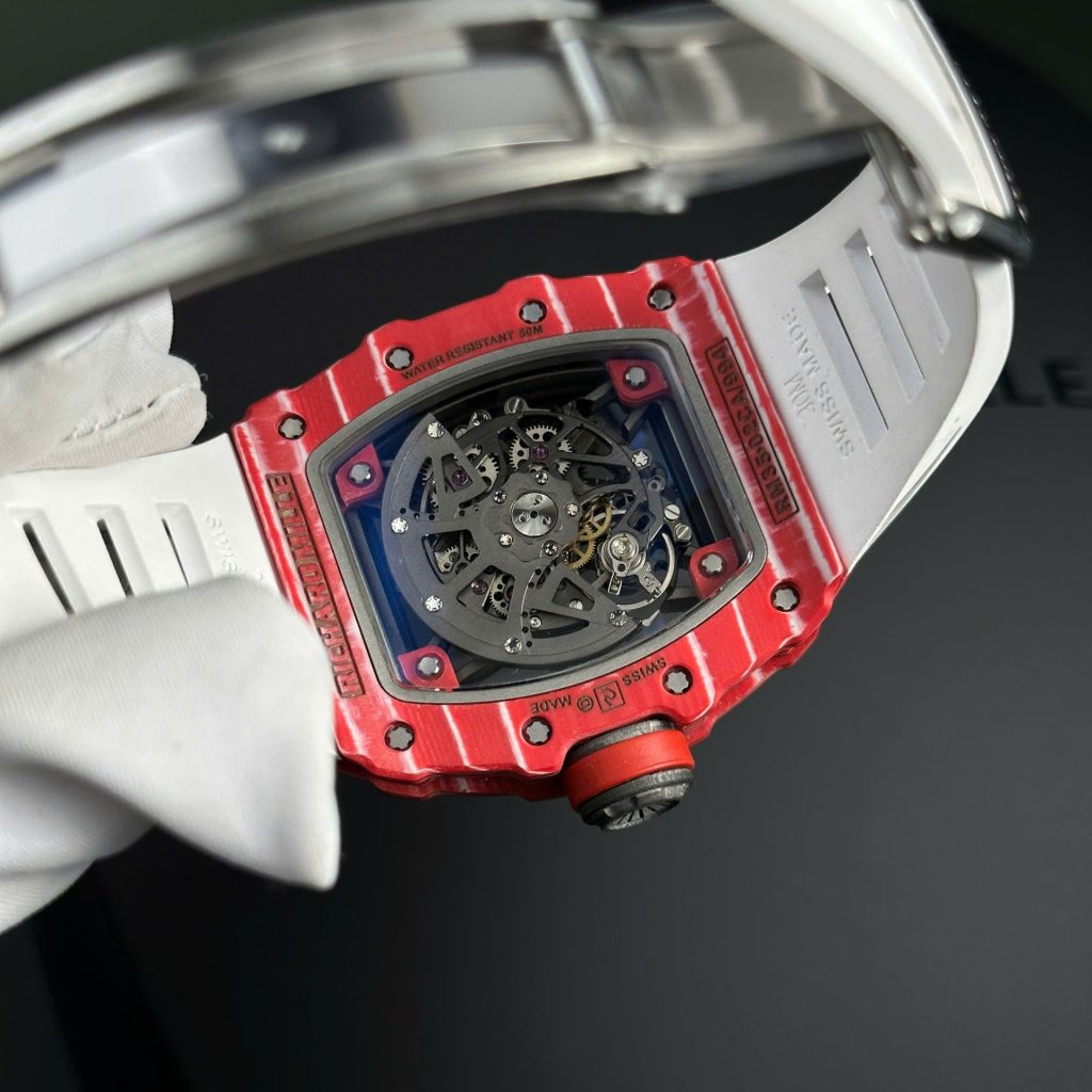 Đồng Hồ Richard Mille Replica 11 Cao Cấp RM35-02 Rafael Nadal Red Quartz TPT 44mm (2)