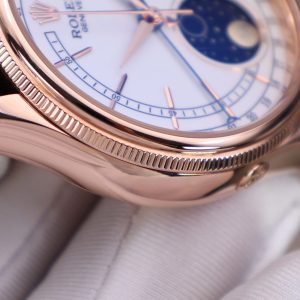 Đồng Hồ Rolex Cellini Moonphase Replica 11 Bọc Vàng Thật Nhà Máy KZ 39mm (2)