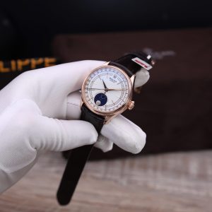 Đồng Hồ Rolex Cellini Moonphase Replica 11 Bọc Vàng Thật Nhà Máy KZ 39mm (2)