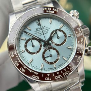 Đồng Hồ Rolex Cosmograph Daytona 126506 Mặt Xanh Băng Cọc Số Dạ Quang Nhà Máy Clean 40mm (2)