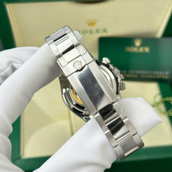 Đồng Hồ Rolex Cosmograph Daytona 126506 Mặt Xanh Băng Cọc Số Dạ Quang Nhà Máy Clean 40mm (2)