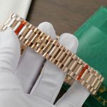 Đồng Hồ Rolex Day-Date 128235 Replica 11 Mặt Chocolate Trọng Lượng 158gram QF Factory 36mm (2)
