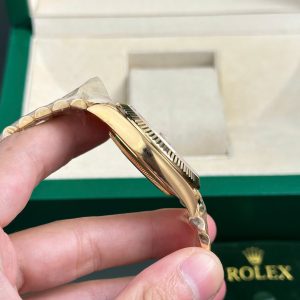 Đồng Hồ Rolex Day-Date 228238 Replica 11 Mặt Vàng Máy Caliber 3255 Thuỵ Sỹ Nhà Máy AR 40mm (2)