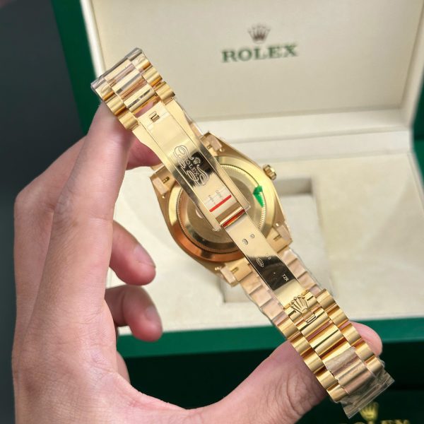 Đồng Hồ Rolex Day-Date 228238 Replica 11 Mặt Vàng Máy Caliber 3255 Thuỵ Sỹ Nhà Máy AR 40mm (2)