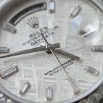 Đồng Hồ Rolex Day-Date Replica 11 Mặt Thiên Thạch Cọc Số + Dây Đính Kim Cương Moissanite 40mm (12)