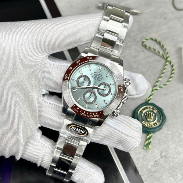 Đồng Hồ Rolex Daytona Replica 11 Mặt Xanh Băng Cọc Số Dạ Quang Nhà Máy BT 40mm (2)