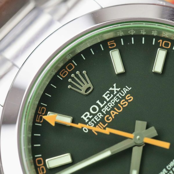 Đồng Hồ Rolex Milgauss 116400GV Replica 11 Cao Cấp Dây Oyster Nhà Máy VS 40mm (2)