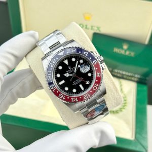 Đồng Hồ Rolex Pepsi GMT-Master II 126710blro Replica 11 Dây Oyster Nhà Máy Clean V3 40mm (2)