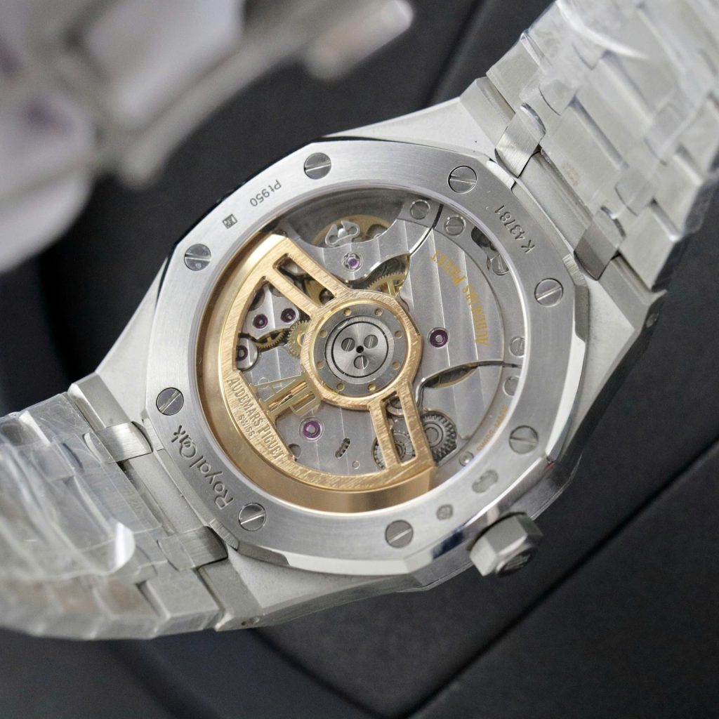 Đồng Hồ Audemars Piguet Royal Oak 15500ST Frosted Gold Replica 11 Mặt Xanh 41mm (2)