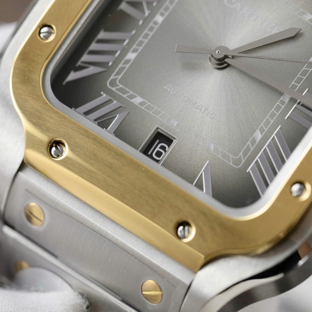 Đồng Hồ Cartier Santos CRW2SA0030 Replica 11 Mặt Xám Nhà Máy BV 39 (2)