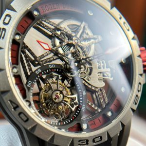 Đồng Hồ Chế Tác Roger Dubuis Excalibur Spider Titanium RDDBEX0545 Màu Đỏ Nhà Máy BBR 45mm (2)