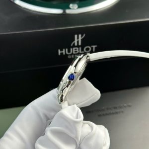 Đồng Hồ Hublot Classic Fusion Nữ Màu Trắng Đính Đá Replica 11 Cao Cấp 33mm (2)