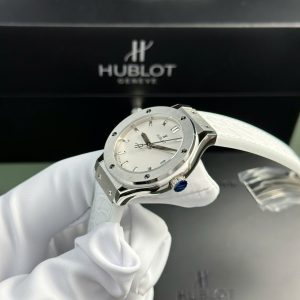 Đồng Hồ Hublot Classic Fusion Rep 11 Cao Cấp Nữ Màu Trắng Nhà Máy HB 33mm (2)